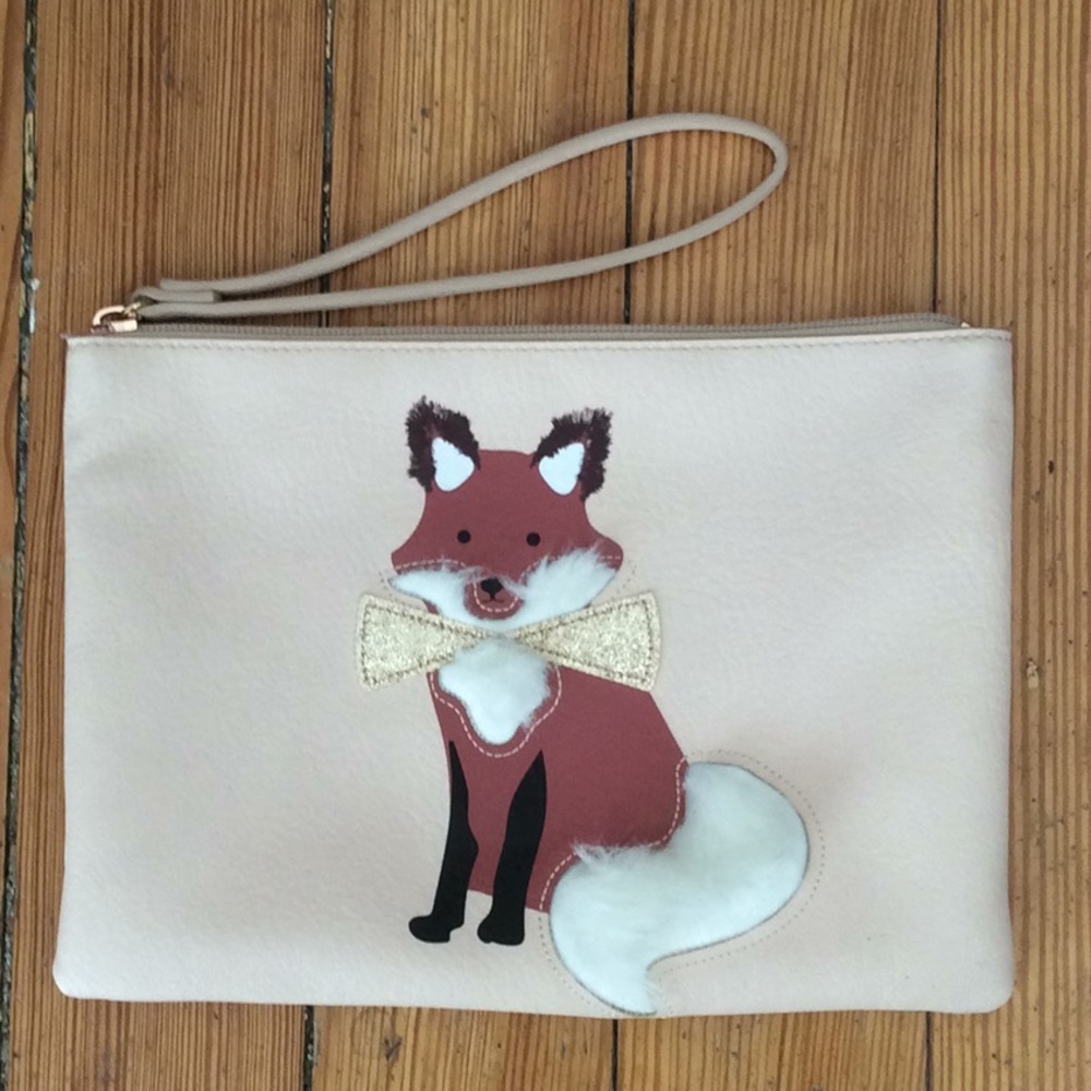 Laura Conrad Fox crossbody purse